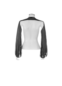 Puff Sleeves Chiffon - sleevzies