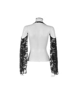 Cold Shoulder Scallop Wing - sleevzies
