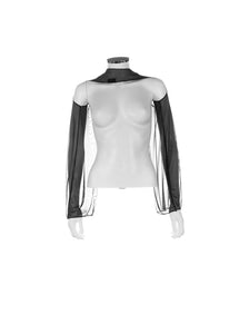 Reverse Cape Choker Chiffon - sleevzies