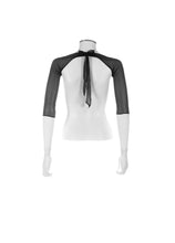 Tie Back Half Straight Chiffon - sleevzies